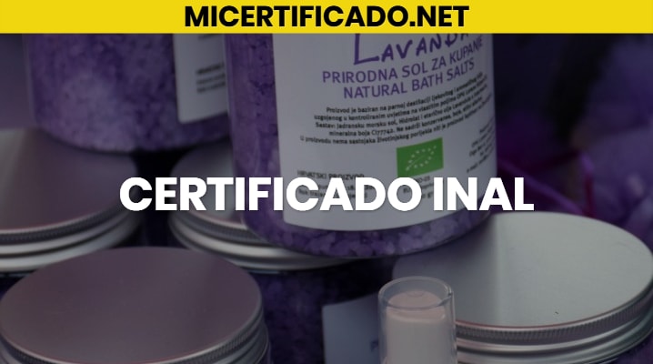 Certificado INAL Argentina