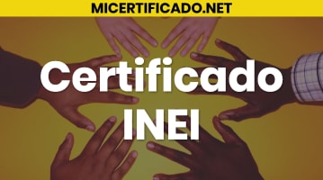 Certificado INEI