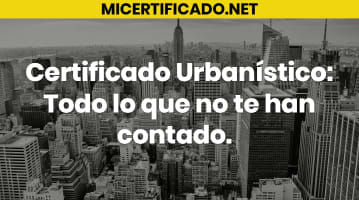 Certificado Urbanístico			 			