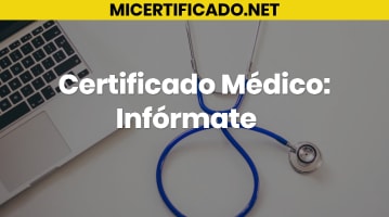 Certificado Médico			 			